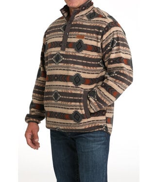 cinch MWK1514027 BRN Fleece Pullover