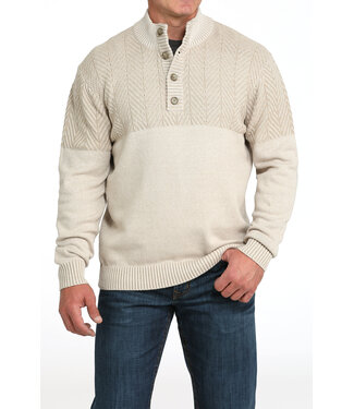 cinch MWK1932001 Cream 7 G Sweater