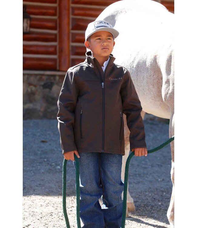 MWJ5710001 BRN Boys Bonded Jacket