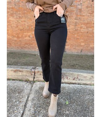 Risen Tummy Control High Rise Crop Straight Pants RDP5916