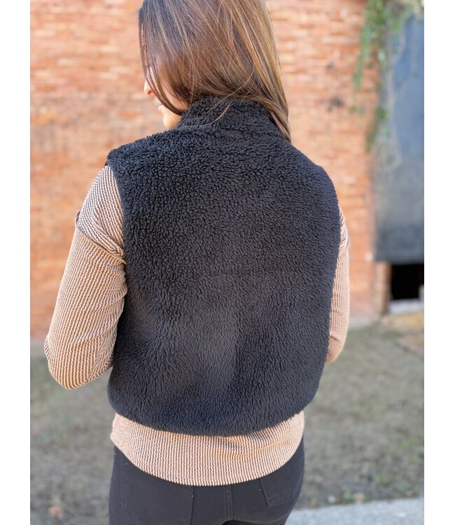 FLEECE ZIP UP VEST 1010