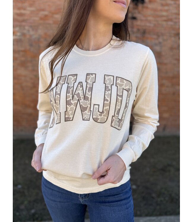 WWJD Duck Camo Long Sleeve
