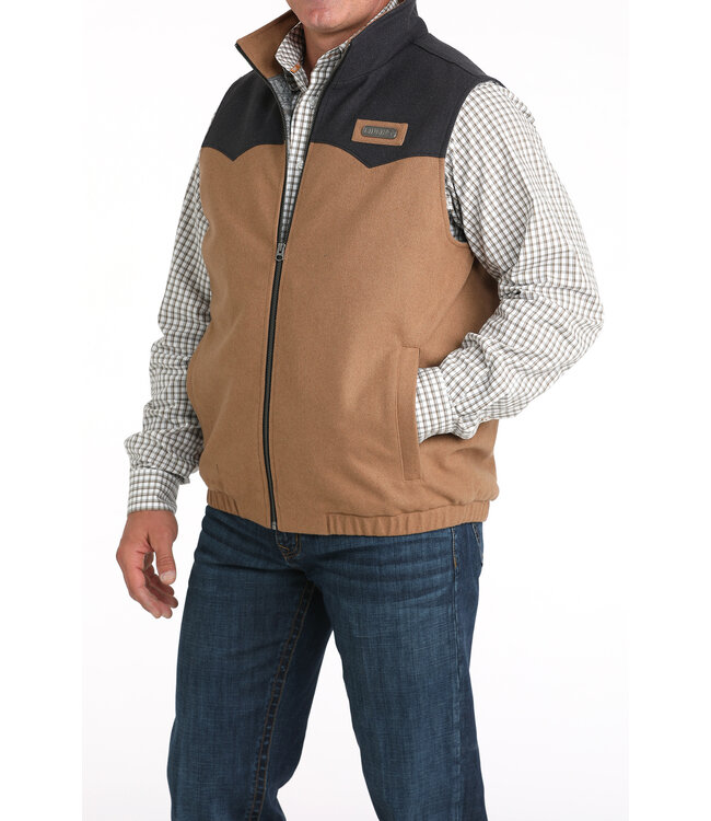 MWV1543014 BRN CC Blanket Vest