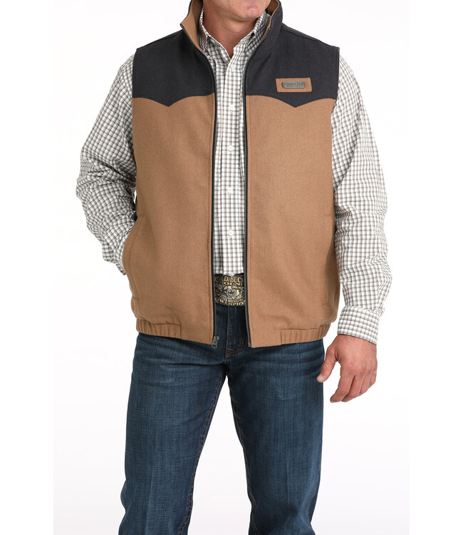 MWV1543014 BRN CC Blanket Vest