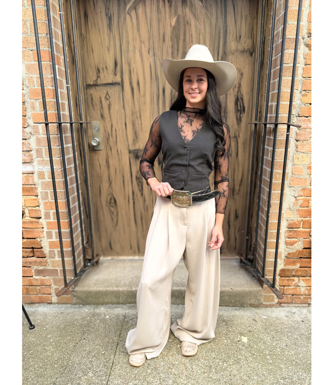 Mesh Blouse - Long Sleeve Lace Top For Women