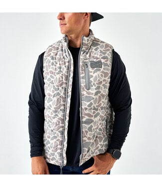 Burlebo Puffer Vest Classic Deer Camo