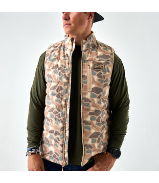Burlebo Puffer Vest Pintail Camo