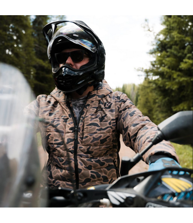 Mens Puffer Jacket Gauge Camo