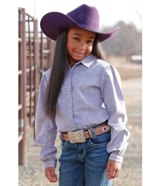 cinch CTW8985001 Girls LS Snap