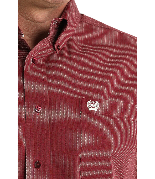 MTW1106026 LS Button Burgundy