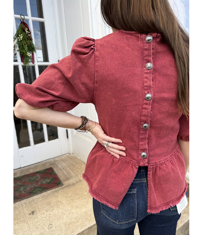Call It Love Blouse AT3188W