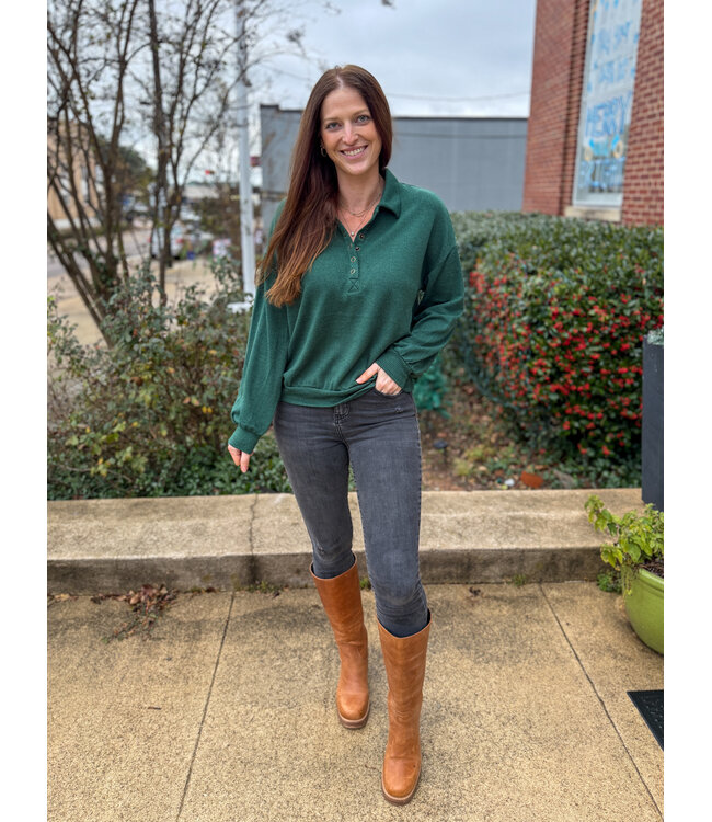 The Noelle Collared Top 1050