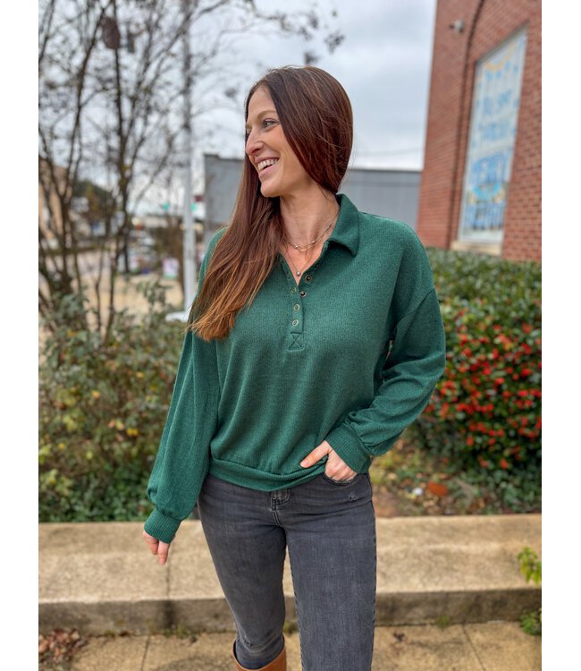 The Noelle Collared Top 1050