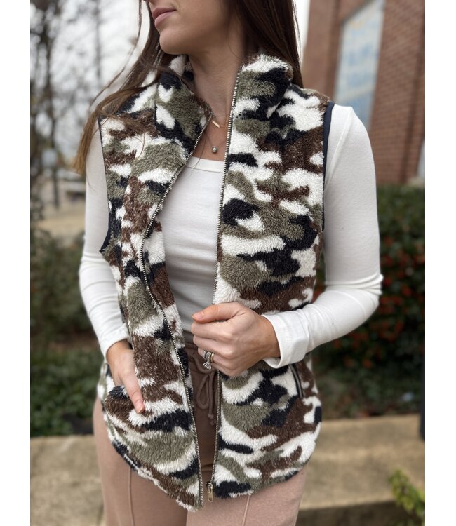 Printed Teddy Vest IL2205