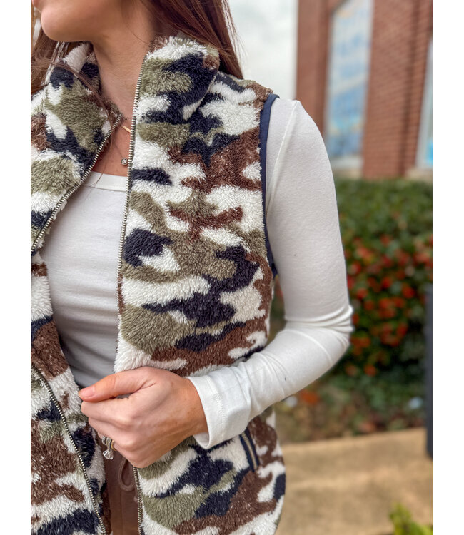 Printed Teddy Vest IL2205