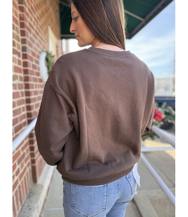 Bull Riding Western Pullover 36327T