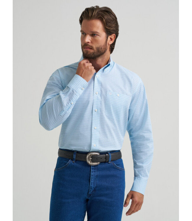 112374626 Classics Button LS Blue