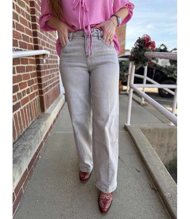 Light Grey Slouchy Baggy Jeans PG21584