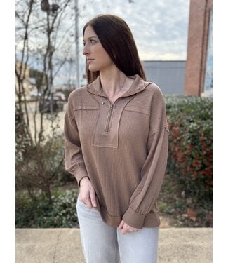 One More Time Top Terracotta 1052