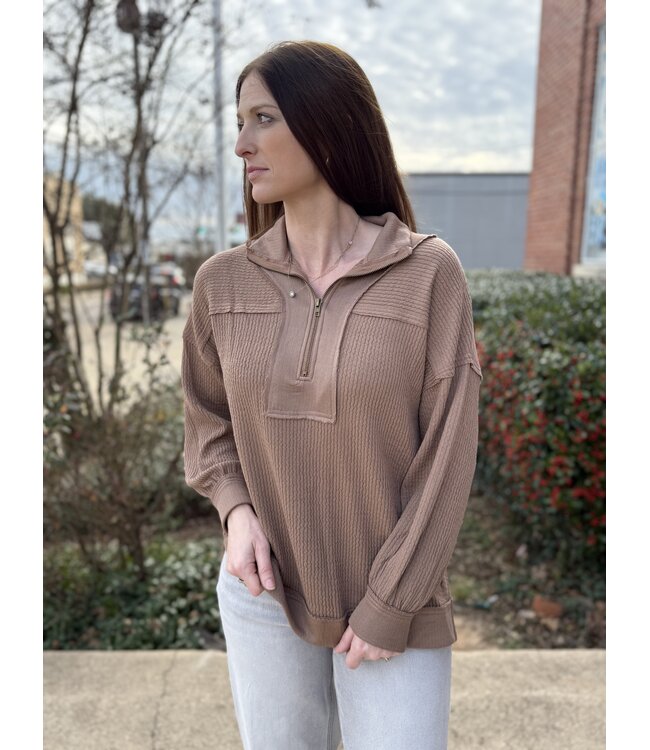 One More Time Top Terracotta 1052