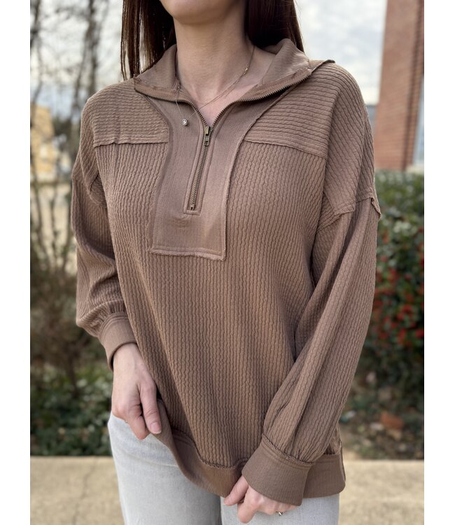 One More Time Top Terracotta 1052