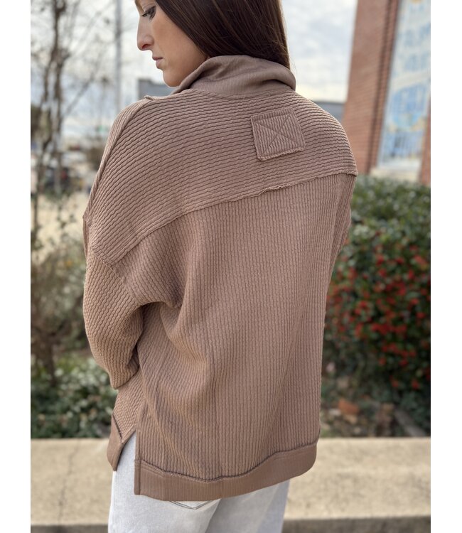 One More Time Top Terracotta 1052