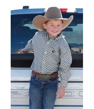 cinch MTW7060405 Boys LS Button Cream