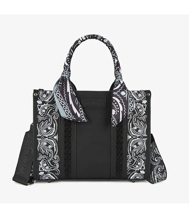 Wrangler Bandana Black Tote WG331-8120SBK