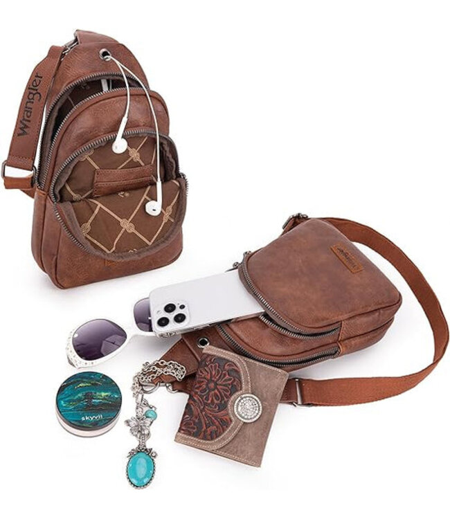 Wrangler Sling Bag WG87-227DBR