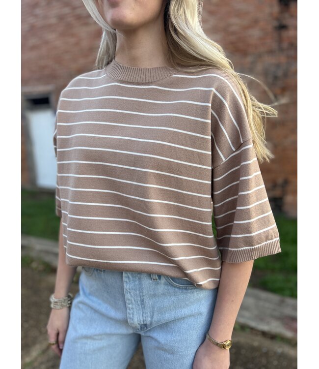 The Lauren Top Taupe SNS2237