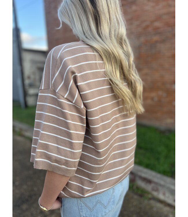 The Lauren Top Taupe SNS2237