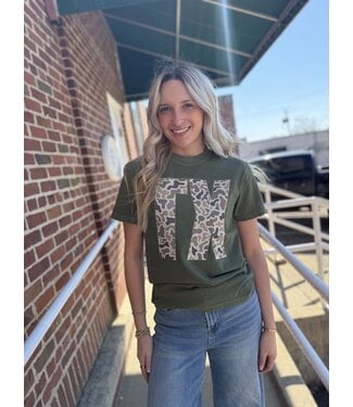 P & PD Tx Camo State Tee