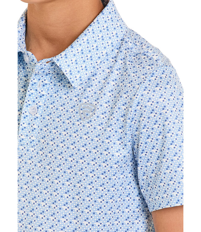 BB51T08333 Boys Blue Geo Polo