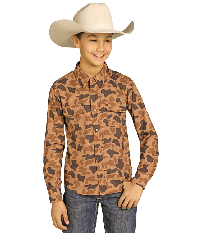 BBN2S07674 Boys Vented LS Camel