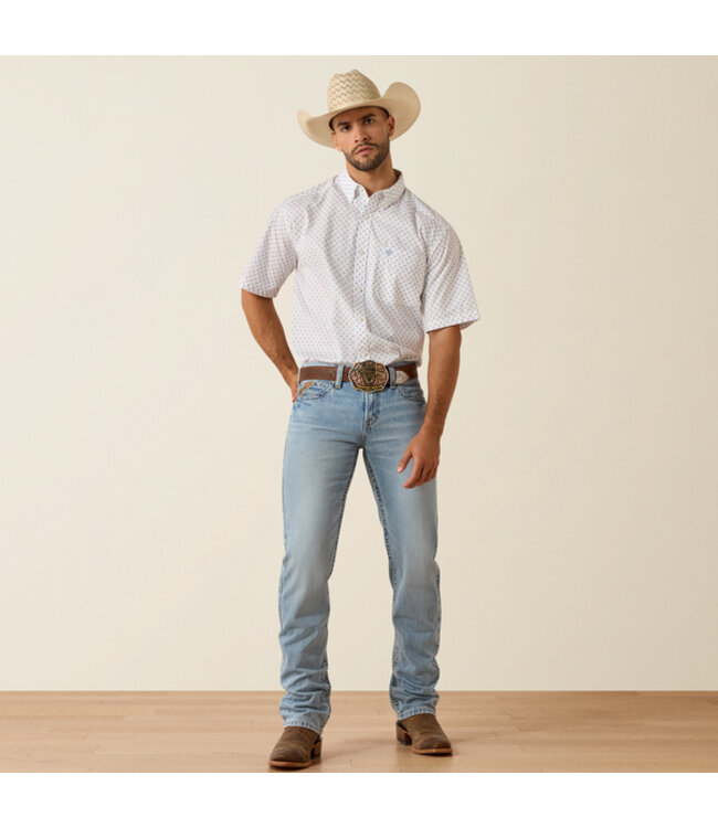 10071733 MNS TENZIN SS SHRT WHT MDLN PRT