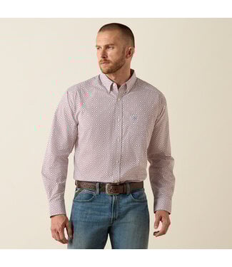 Ariat Intl 10071609 NS TIERNAN LS SHRT WHT GEO PRT