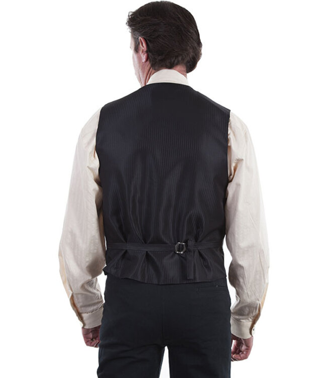 RW093N Paisley Vest Black