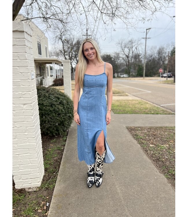 112375237 West Denim Dress