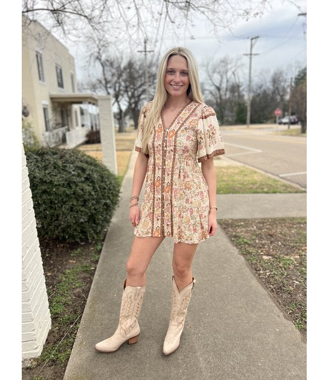 The Rustic Floral Dress ND31637