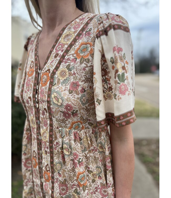 The Rustic Floral Dress ND31637