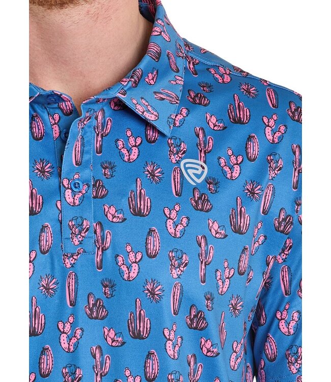 BM51T08350 Royal Cactus Print Polo