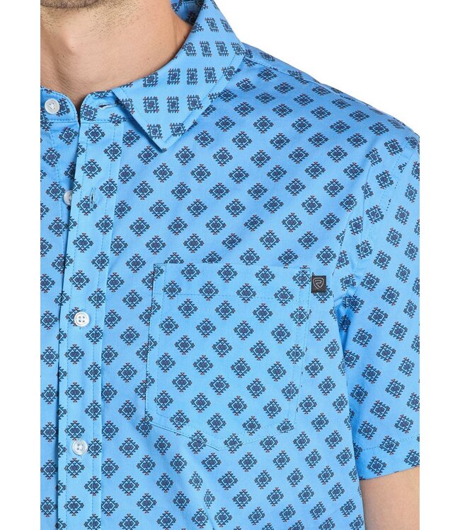 BMB3S08404 Sky Blue Aztec Pocket Tek