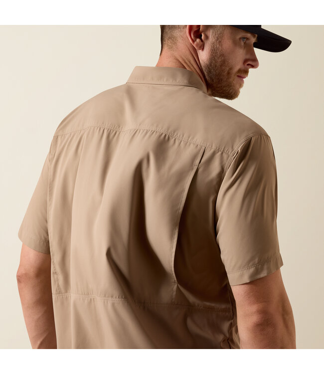 10071552 MNS VENTTEK OUTBOUND SS SHRT TPE GRY