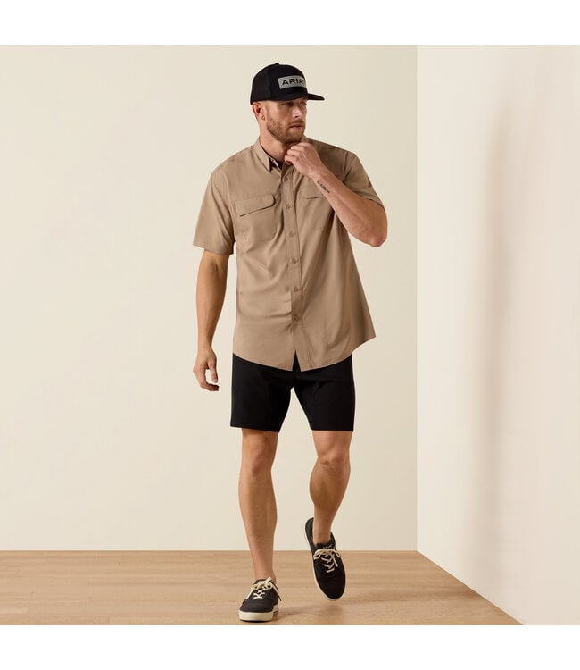 10071552 MNS VENTTEK OUTBOUND SS SHRT TPE GRY