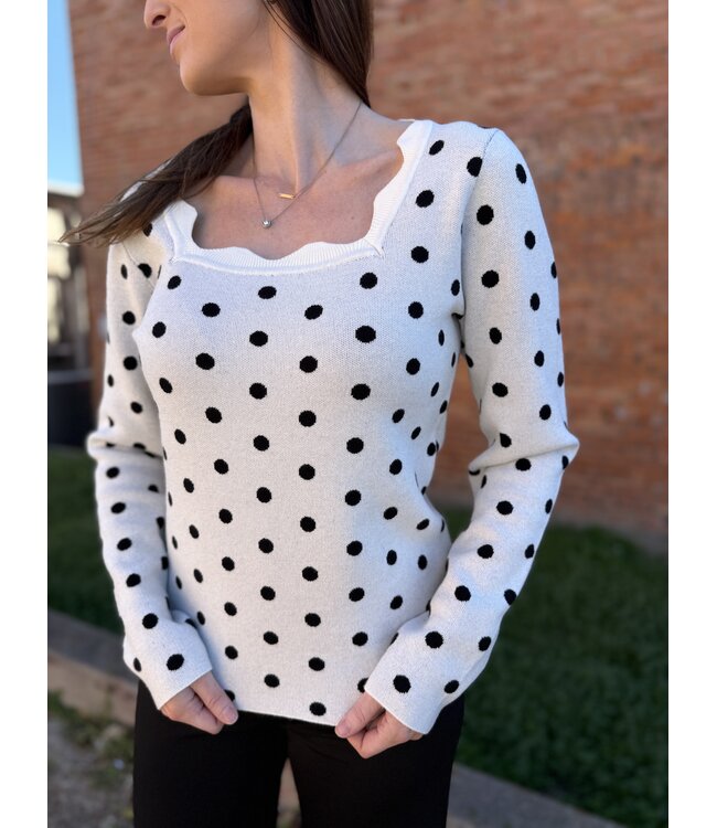 Sweet Rose Knit Sweater GT1149