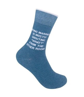 about face designs Being Married Socks