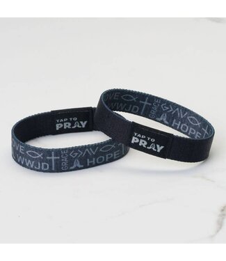 Versible Tap To Pray Symbols of Faith/Grey
