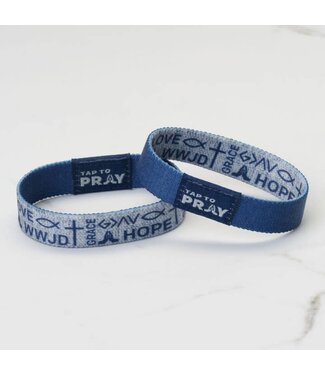 Versible Tap To Pray Symbols of Faith/Navy