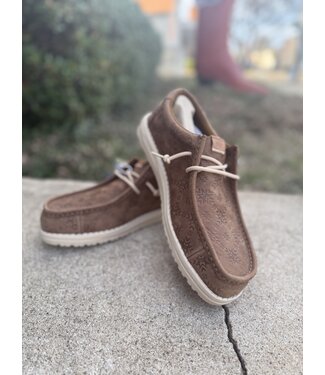 Hey Dude Wally Teton Debossed Brown 45727-255