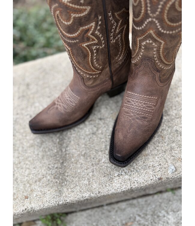 L6347Brown Embroidery